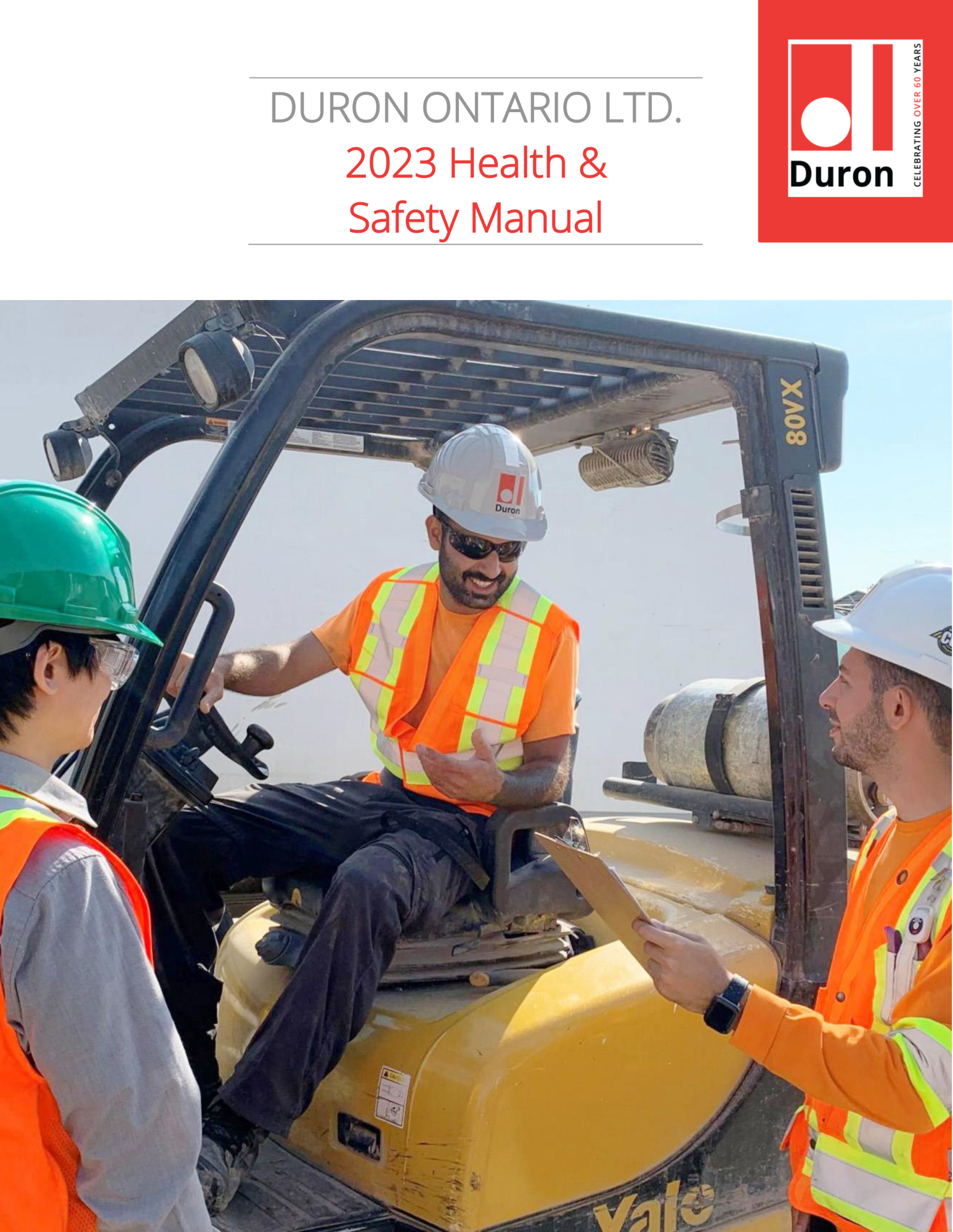 2023 Health Safety Manual Duron Ontraio Ltd. Revision 64